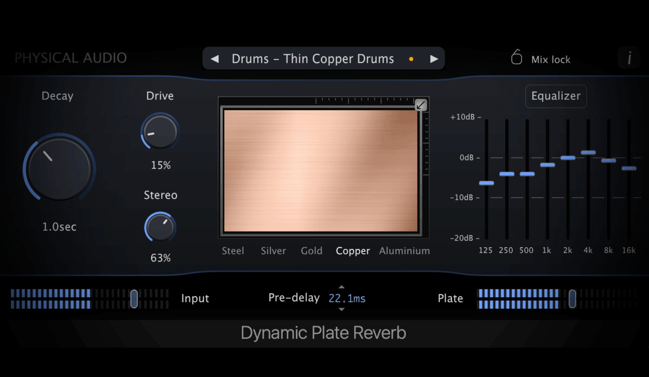 dynamic plate reverb
