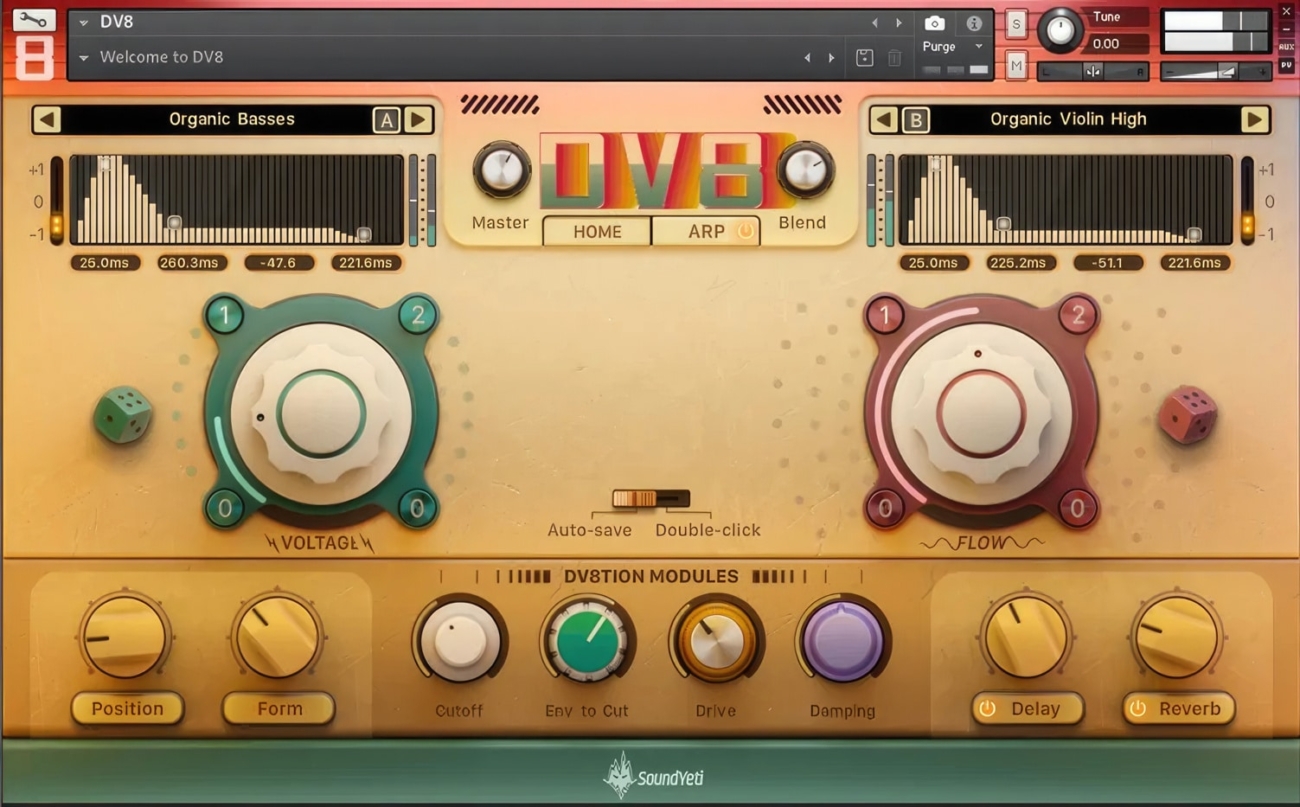 dv8 modern modular hybrid synth