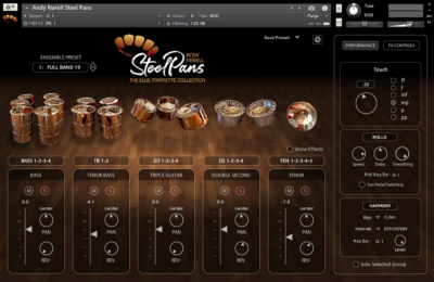 Andy Narell Steel Pans – The Ellie Mannette Collection