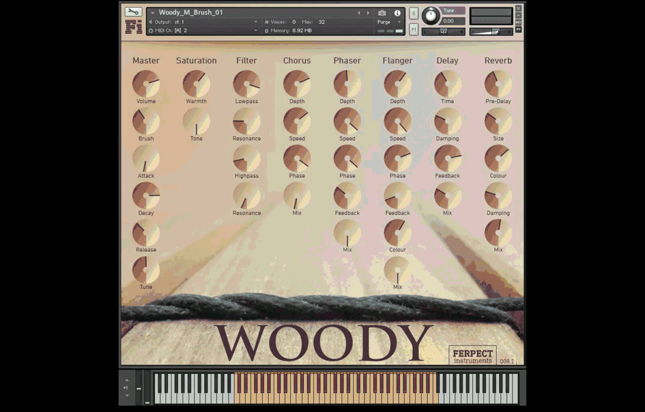 woody