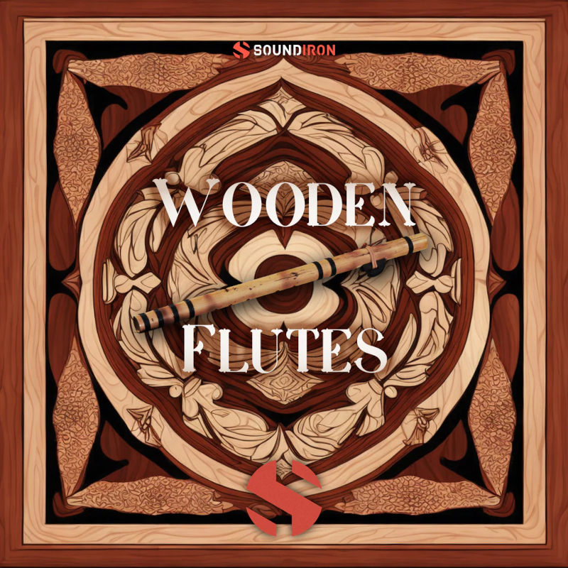 iron pack 6 wooden flutes