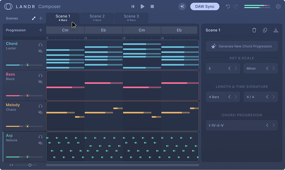 landr composer
