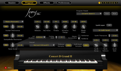 Ivory II Grand Pianos