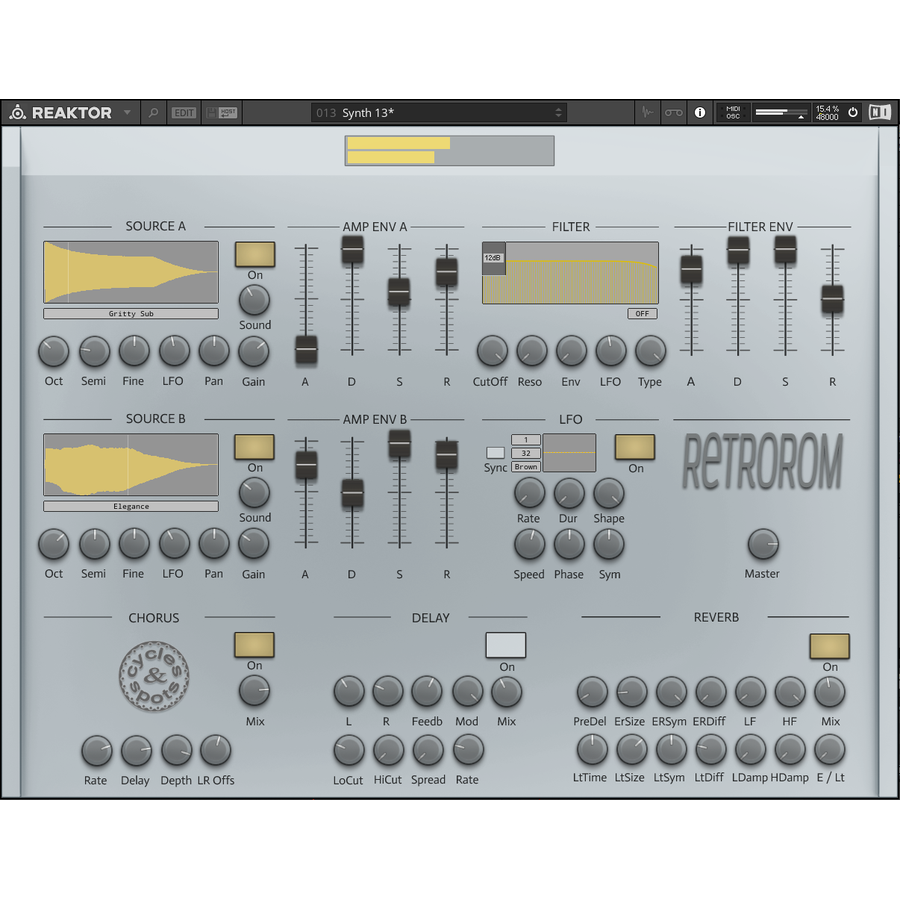reaktor retrorom