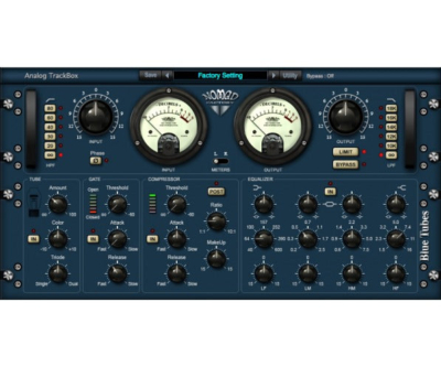 blue tubes analog trackbox