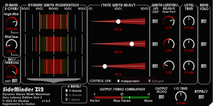 sideminder zl2 – dynamic stereo width maximizer – zero latency version