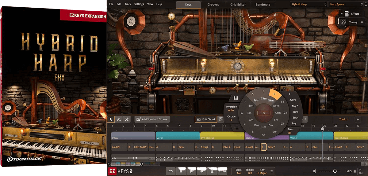 ekx: hybrid harp
