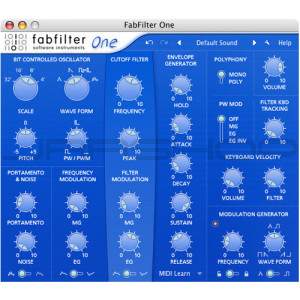 one analog modeling synthesizer plugin