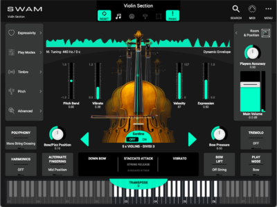 swam string sections