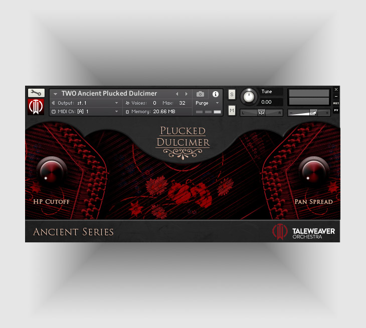 ancient plucked dulcimer