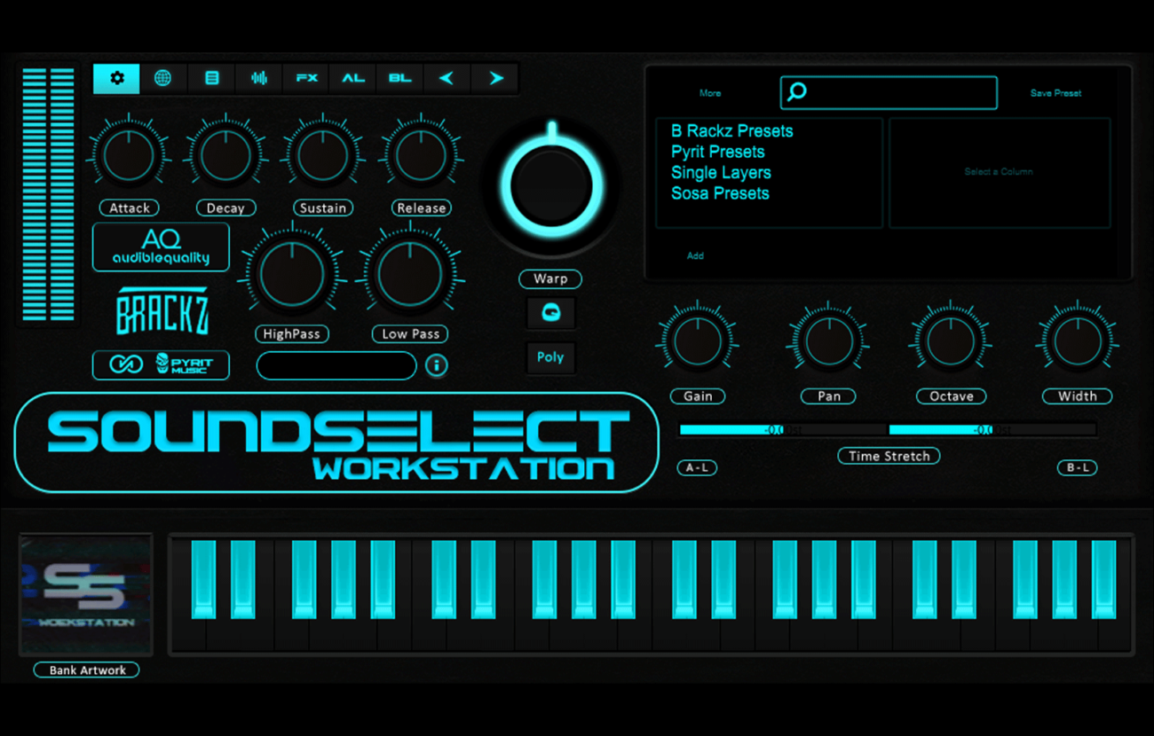 sound select workstation