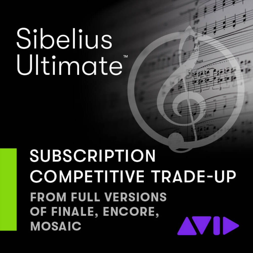 sibelius ultimate 1-year subscriptiontrade-up