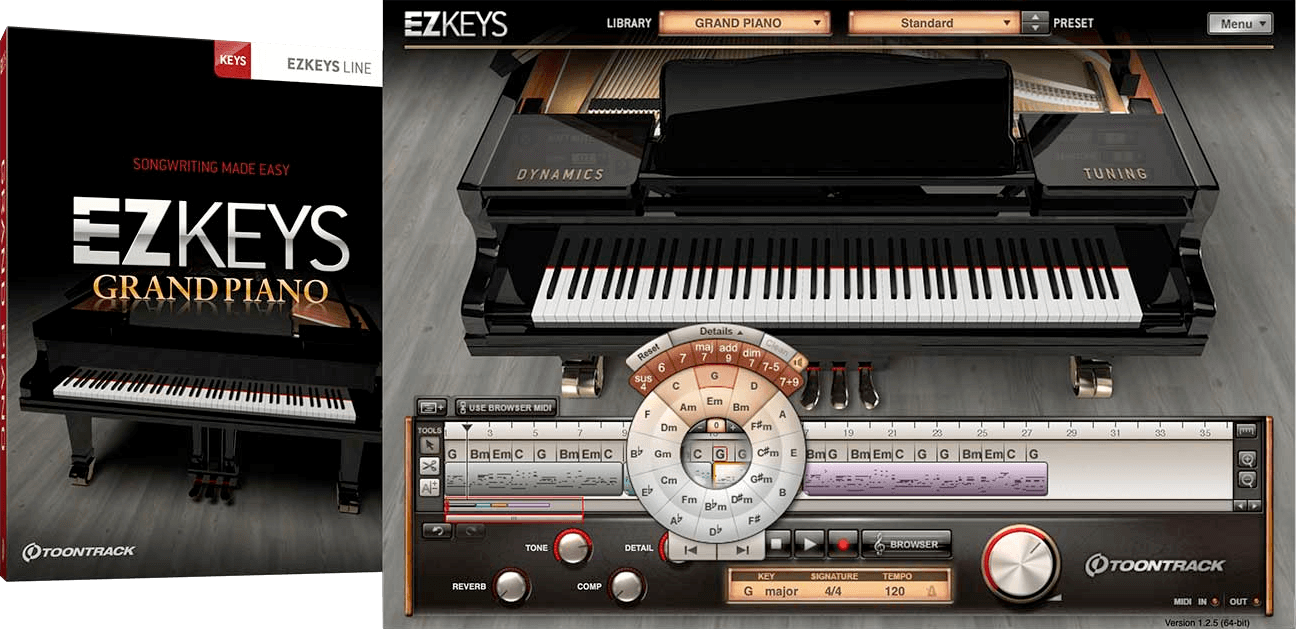 ezkeys grand piano