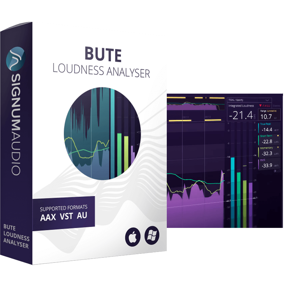 bute loudness analyzer stereo
