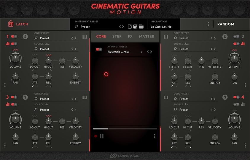 cinematic guitars motion
