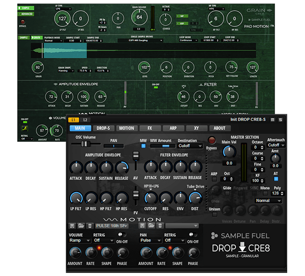 pad motion & drop-cre8 analog expansion bundle