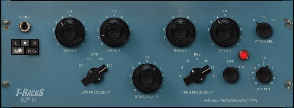 t-racks vintage tube program equalizer