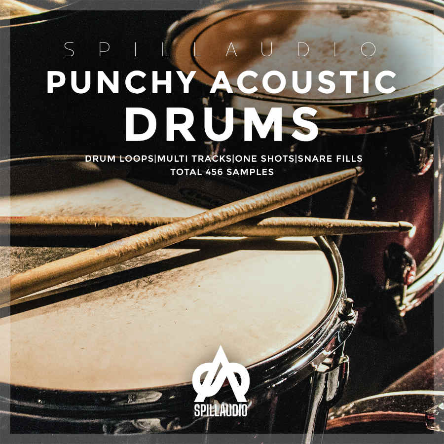 punchy acoustic drums