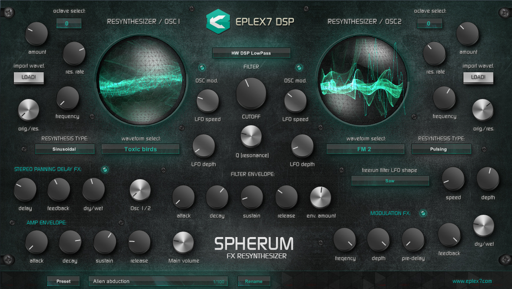 spherumfxre-synthesizer