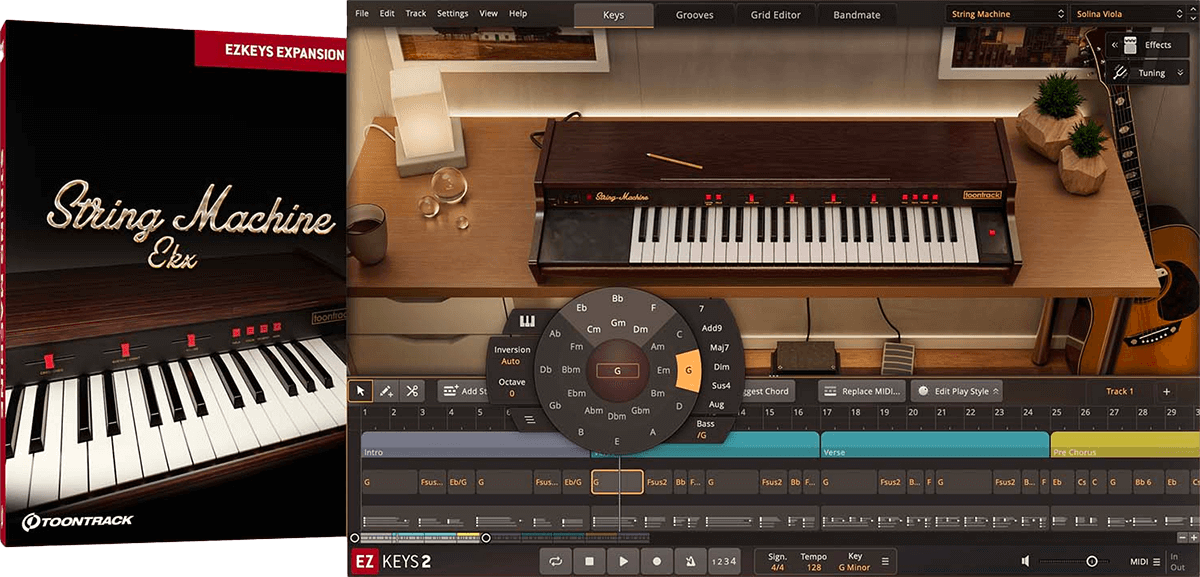 ekx: string machine