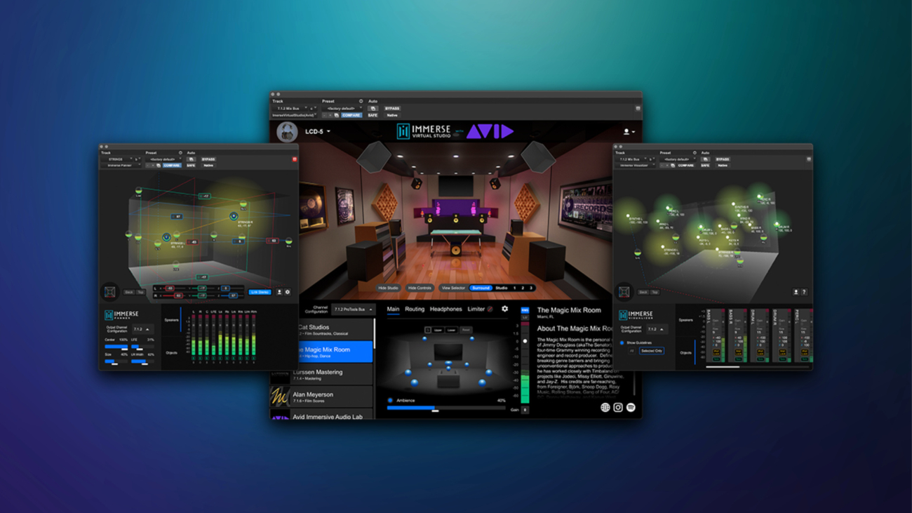 immerse spatial audio production bundle for pro tools