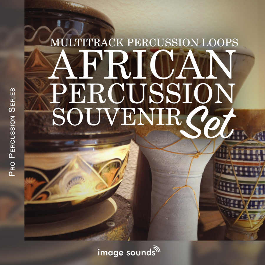 african percussion souvenir set