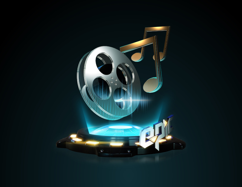 commercial music – production music library