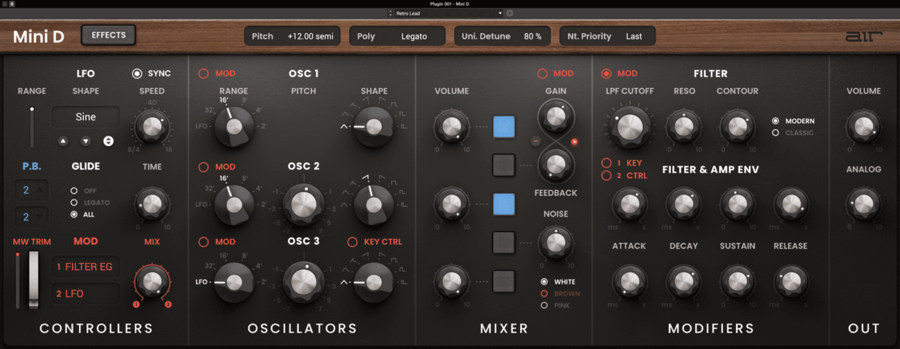 music tech mini d
