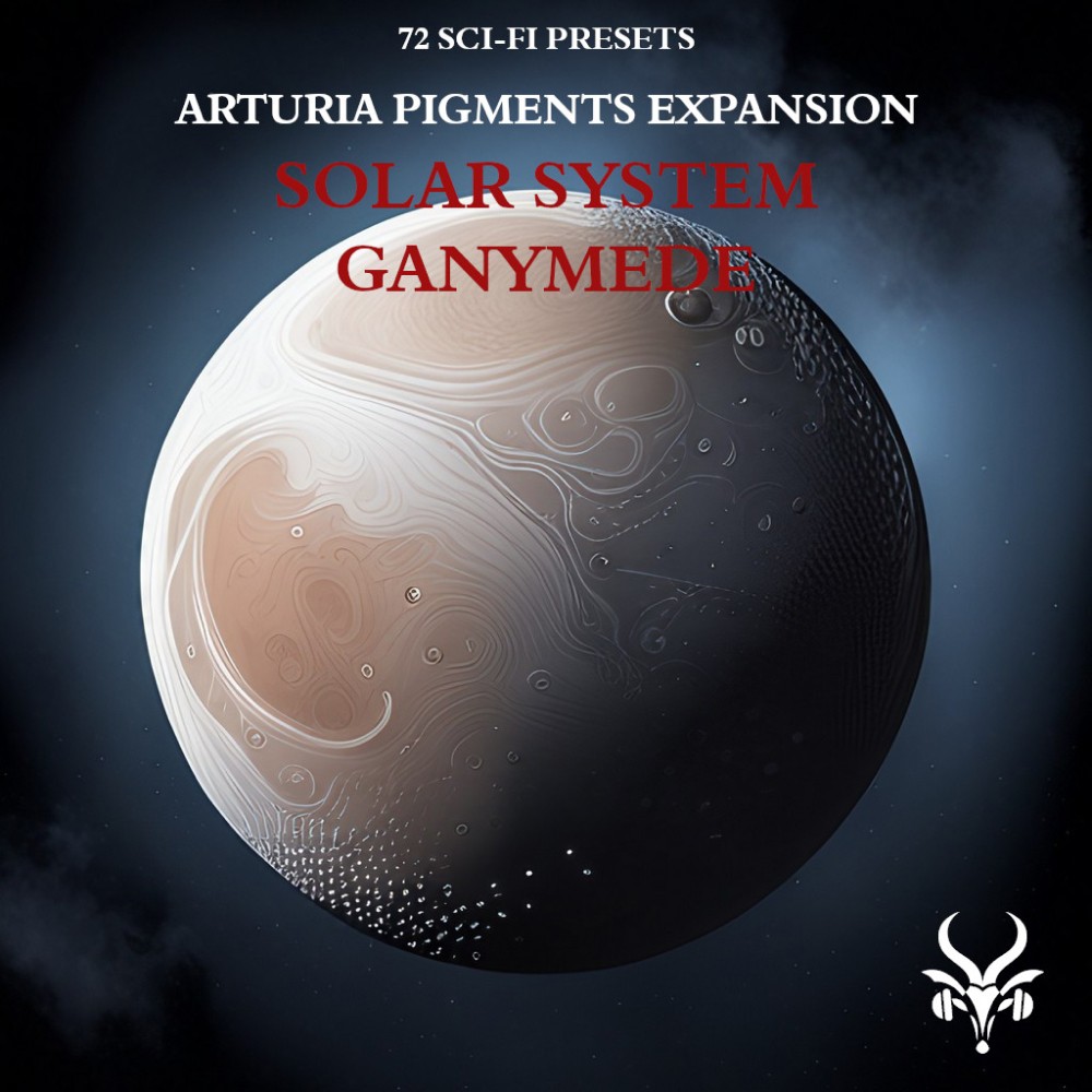 solar system: ganymede – pigments