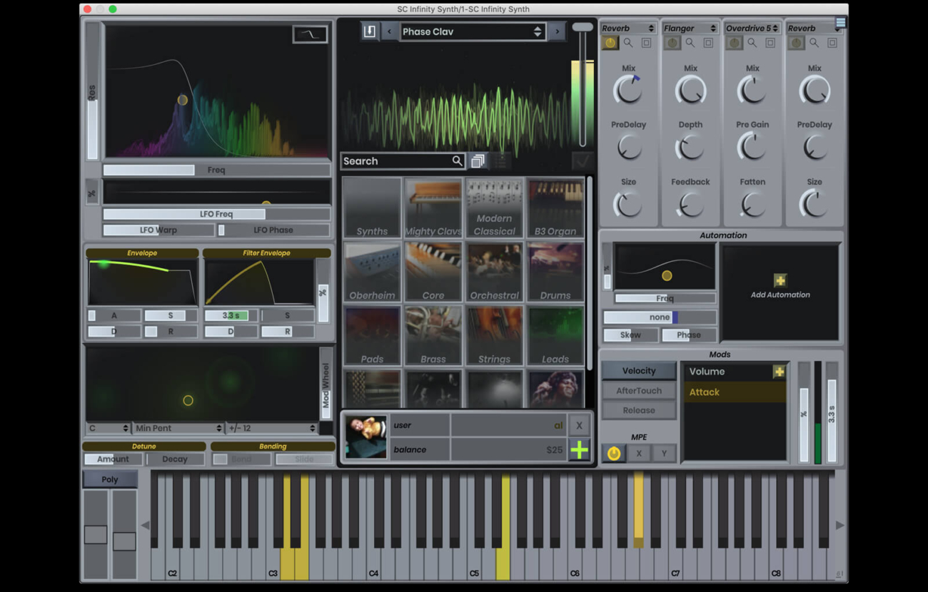 infinity synth