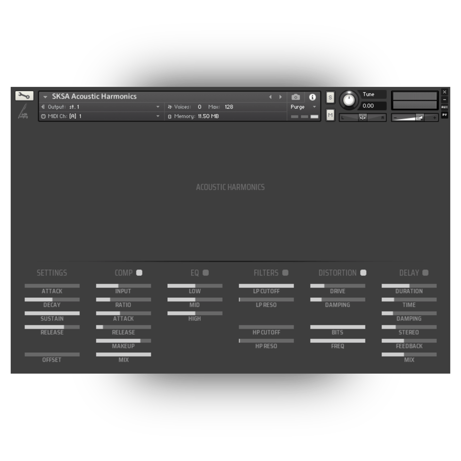 acoustic harmonics