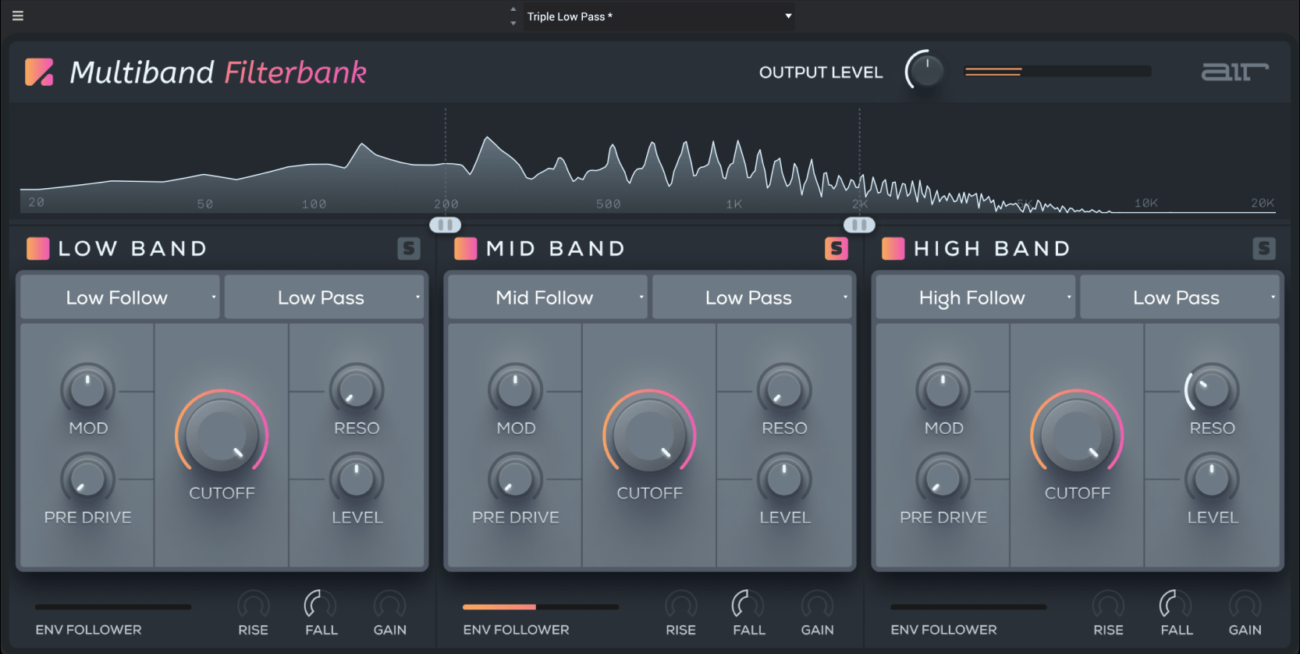 multiband filterbank