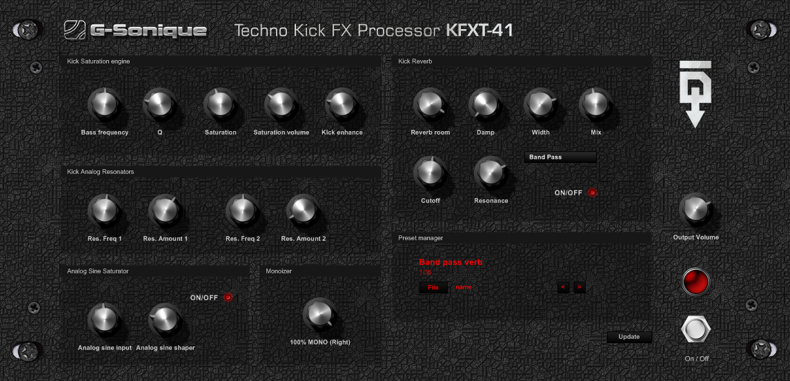 kfxt-41 techno kick fx processor