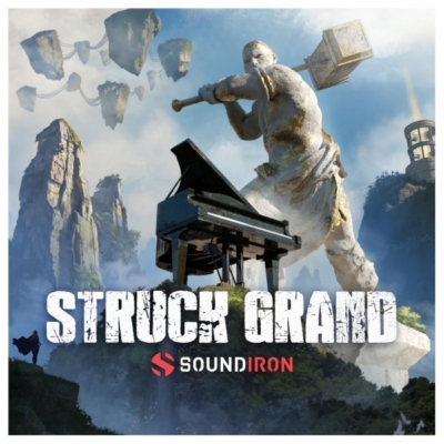 struck grand piano