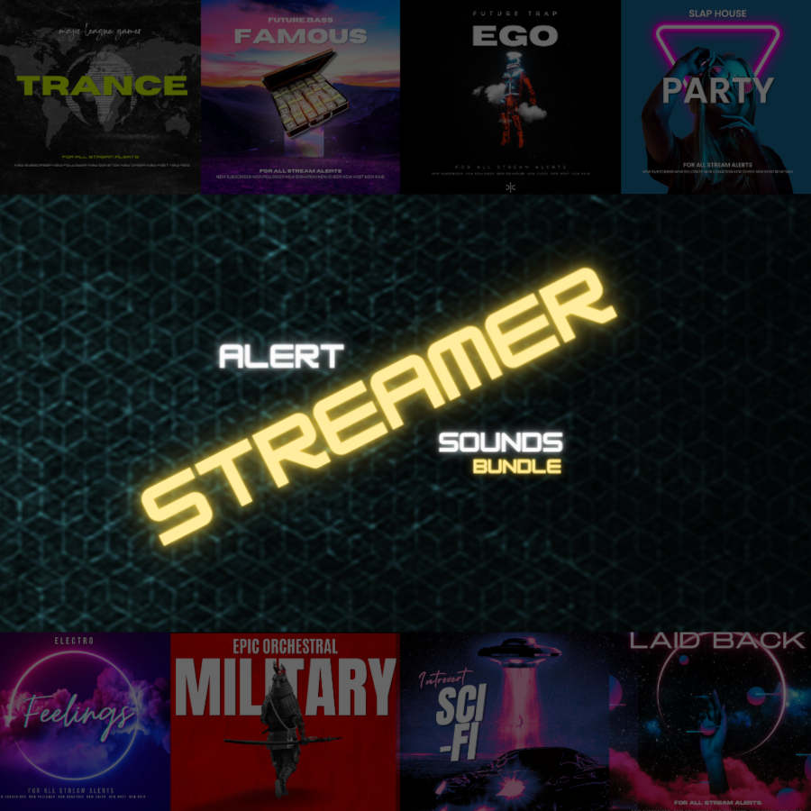 streamer alert sounds bundle