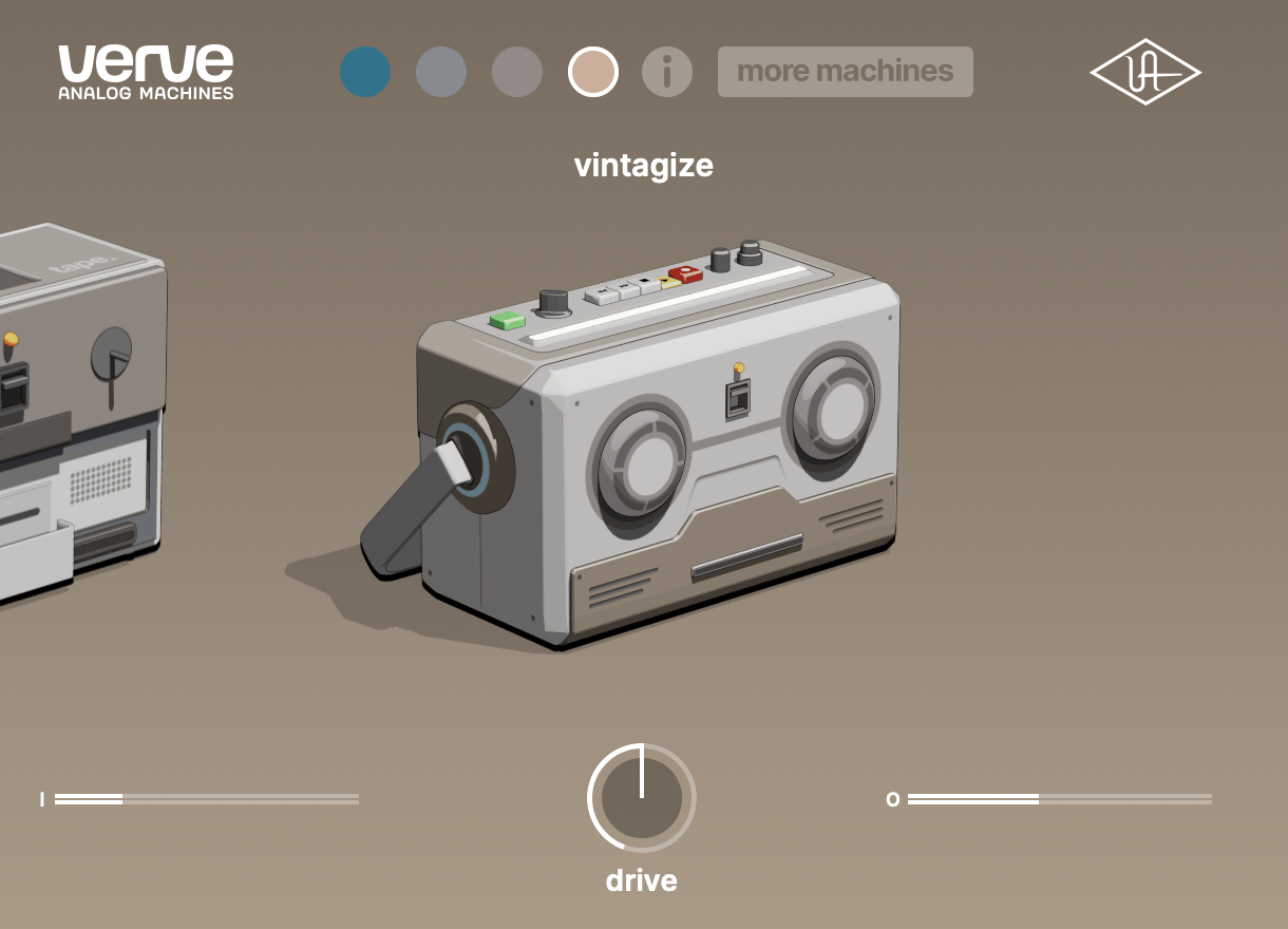 uad verve analog machines essentials