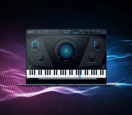 Auto-Tune_Artist_interface_on_a_Macbook_on_a_pink__purple__and_blue__dot_wave_background