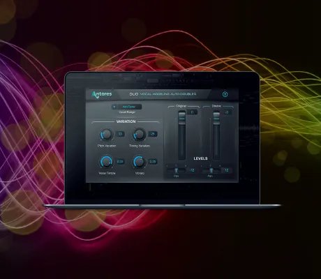 Duo_interface_on_a_Macbook_on_a_rainbow_soundwave_background