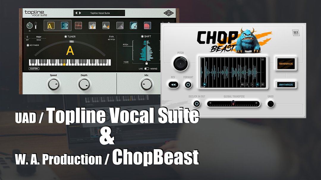 uad topline vocal suite + w. a. production chopbeast