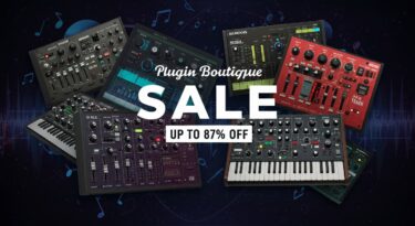 【11/9まで】Plugin BoutiqueでDTMプラグインがお得に！最大87%オフのビッグセール開催中！