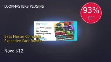 【1/4まで】Loopmasters Plugins Bass Master Complete Expansion Pack Bundleが93%OFF!最安値クラス