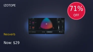 【1/2まで】iZotope Neoverbが71%OFF!過去最安値圏