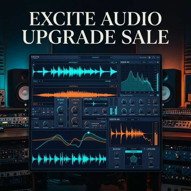 Excite Audio製品が格安アップグレード！Lite版ユーザー限定でさらに10%OFFになるクーポン配布中【PB 14周年セール】