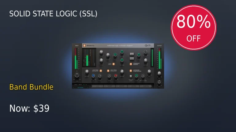 【2/17まで】Solid State Logic (SSL) Band Bundleが80%OFF！大幅割引