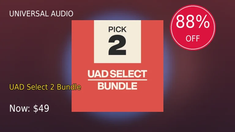 【2/26まで】Universal Audio UAD Select 2 Bundleが88%OFF！最安値クラス