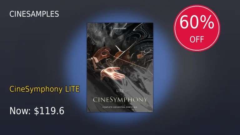 【2/16まで】Cinesamples CineSymphony LITEが60%OFF！注目セール
