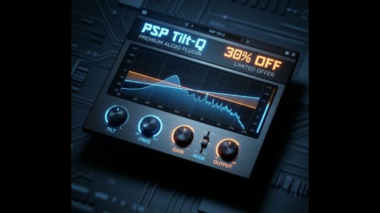 驚くほど自然にトーンを整える！PSP Audiowareの新作ティルトEQ『PSP Tilt-Q』が発売記念30% OFFセール！
