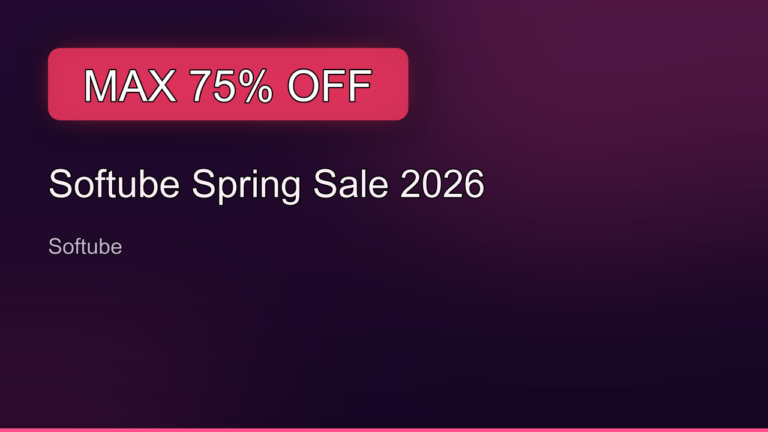 【最大75%OFF】Softube Spring Sale 2026開催！伝説のCurve BenderやModel 72が歴史的最安値