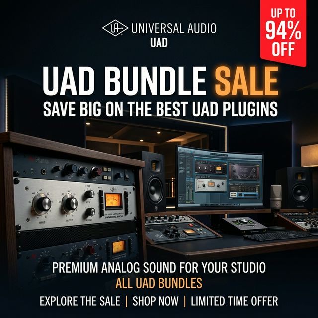 【最大94%OFF】Universal Audio「UAD」プラグイン＆バンドルセール！Triple Crownが7,000円台など歴史的安値