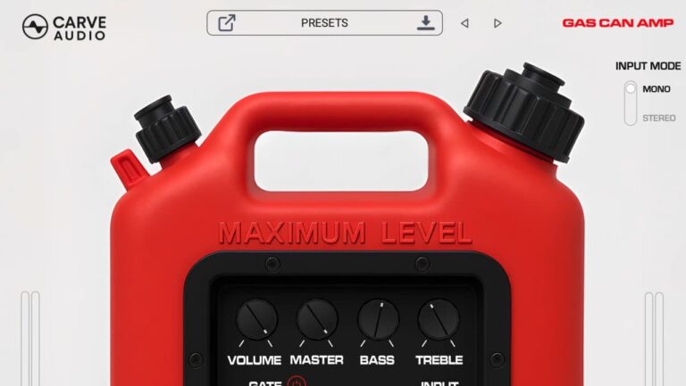 【$29】ギターだけじゃない、ボーカルも荒らせる。Carve Audio『Gas Can Amp』が$29セール中、14日間トライアルも用意